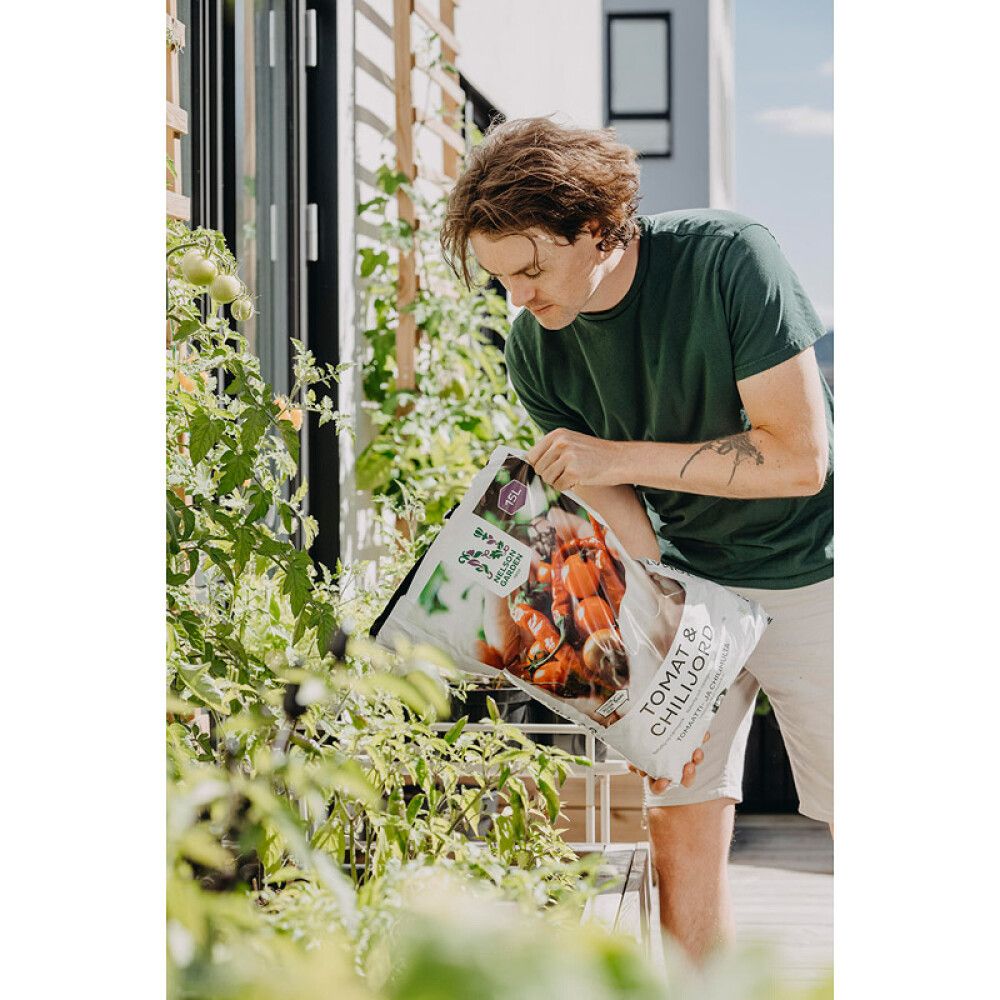 TOMAT- & CHILIJORD NELSON GARDEN 15L