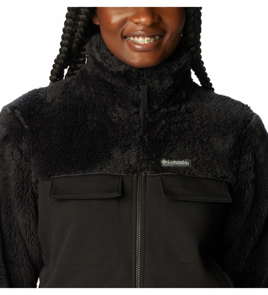 Columbia Forro polar sherpa hbrido Columbia Lodge negro