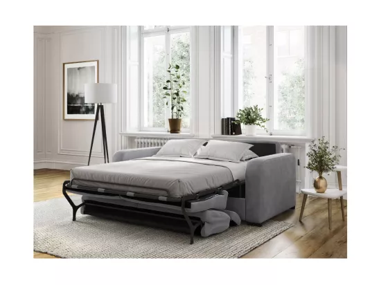 Canapé Convertible Express 3 Places en Tissu L200cm - Alice