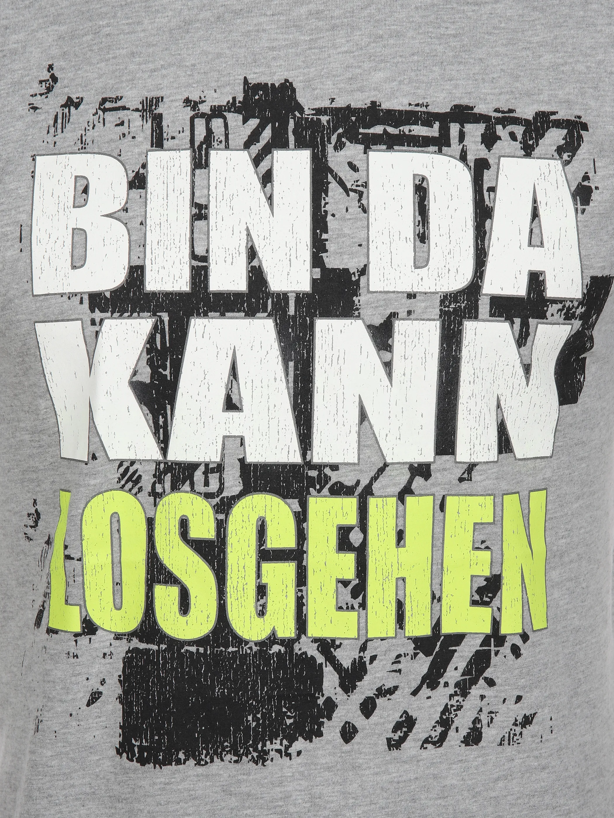 Herren Arbeitsshirt mit Frontspruch