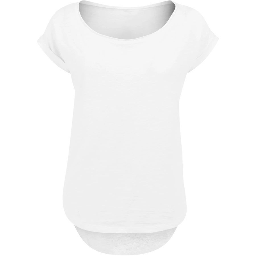 F4NT4STIC Long Cut T-Shirt Mount Fuji weiß