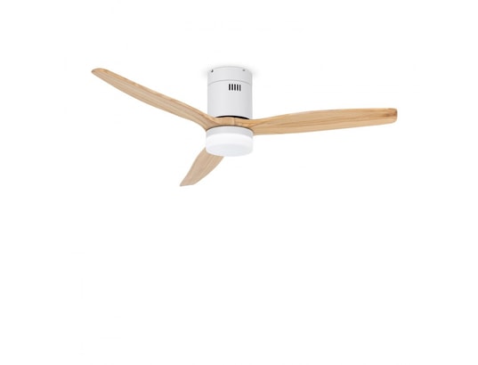 IKOHS - Ventilateur plafond Lightcalm white - ventilateur de plafond 40w dc reverse