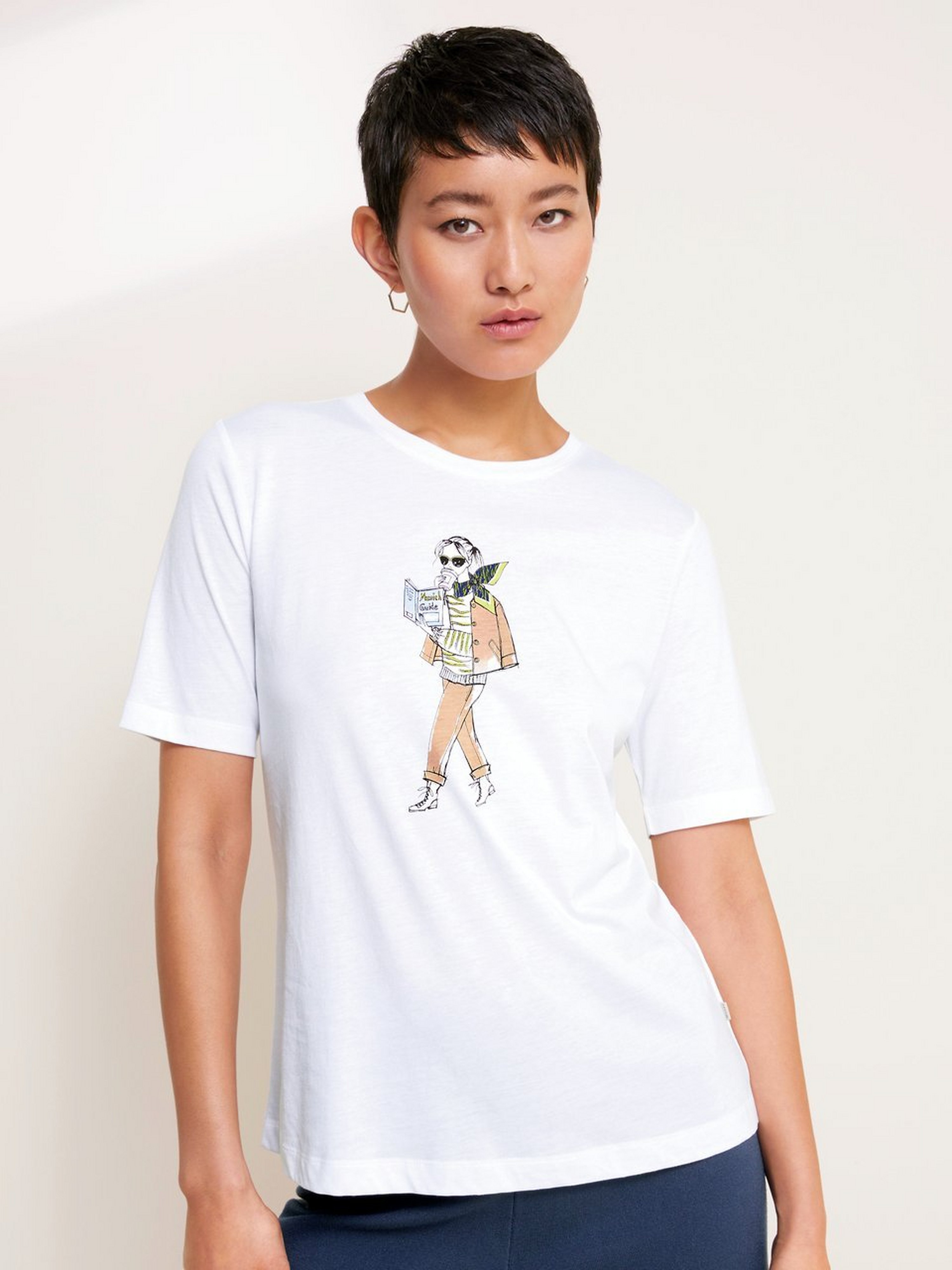 Rundhals-Shirt