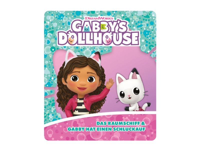 Tonies Hörbuch Gabbys Dollhouse – Raumschiff / Schluckauf Hörspiel