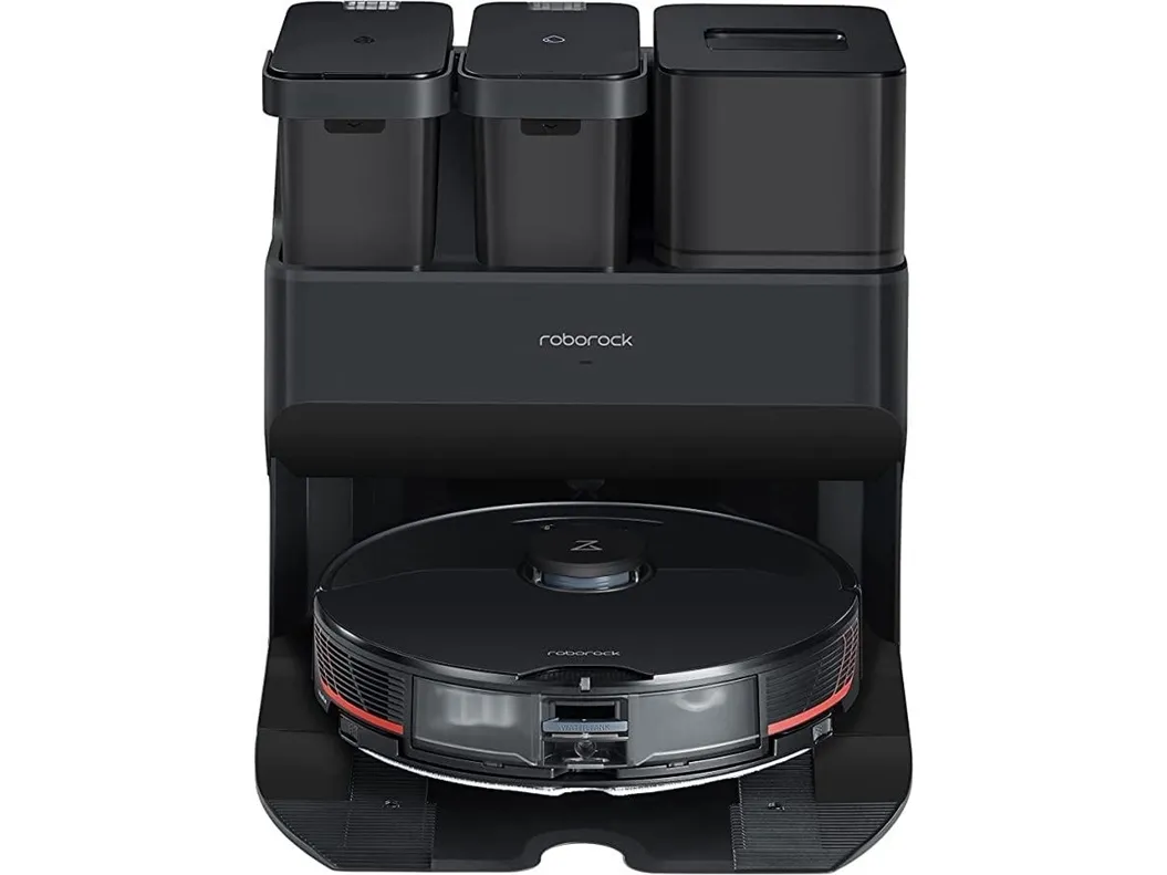 [OUTLET] - Roborock S7 MaxV Ultra - Støvsuger - robotstyret - uden pose - 74 W - sort inkluderet oplader