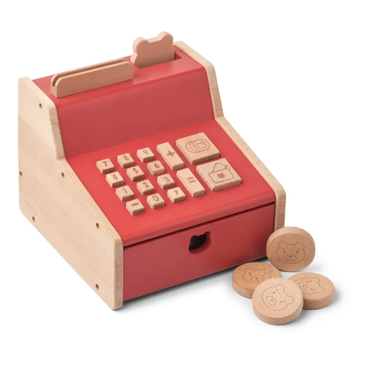 Liewood Caisse enregistreuse en bois | Rouge