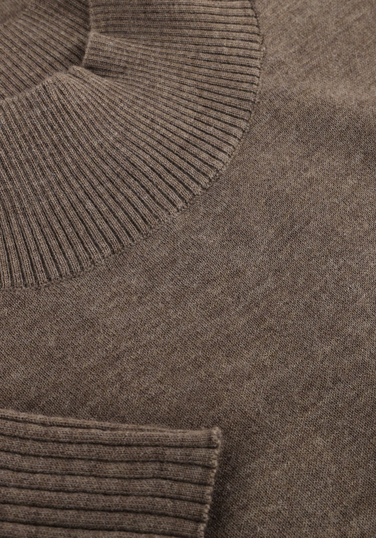 taupe mos mosh trui mmrelena turtleneck ss knit