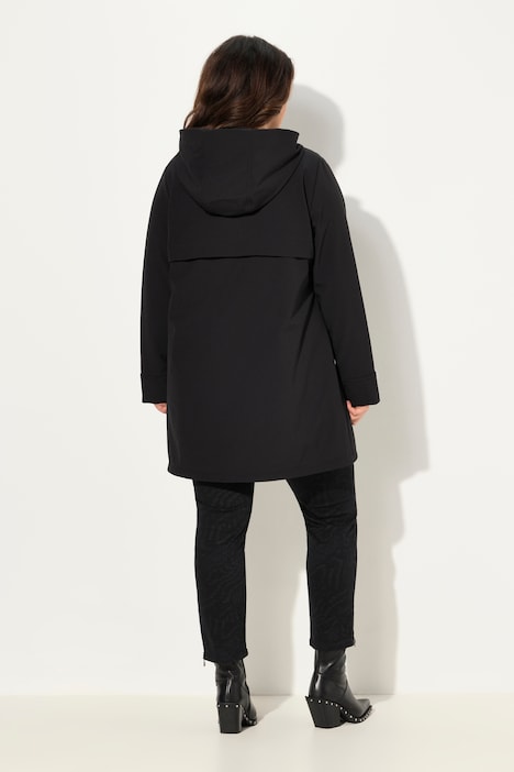 HYPRAR Softshell-Mantel, wasserabweisend, Kapuze