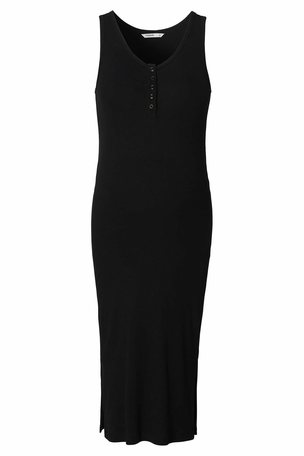 Noppies Maternity Jurk met voedingsfunctie Estrella - Black
