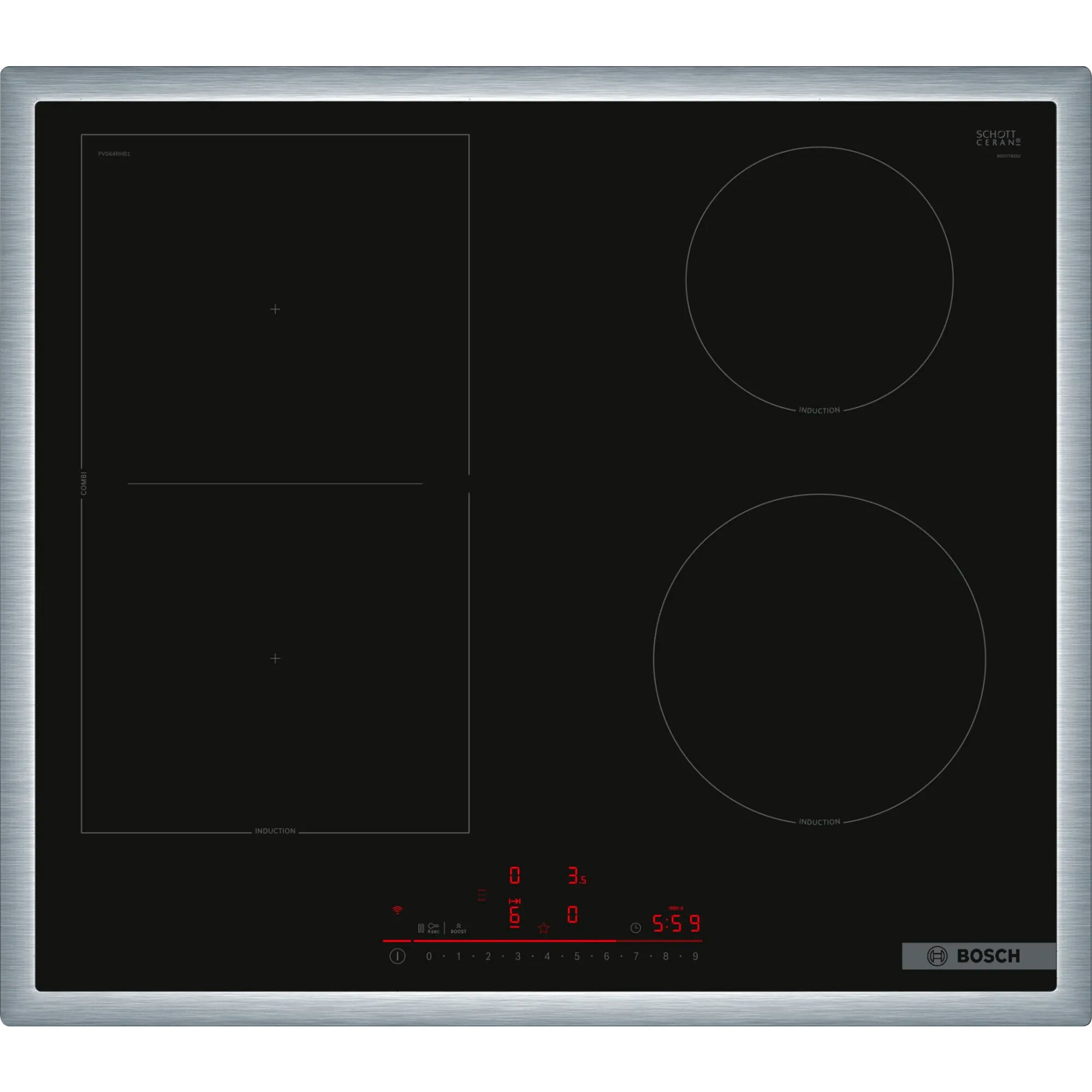 Bosch Autarkes Kochfeld PVS64RHB1E Serie 6
