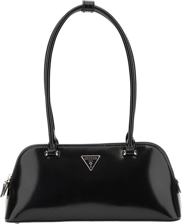 GUESS ARNELA SHOULDER SATCHEL Black