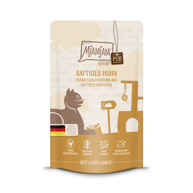 Quetschie Purer Fleischgenuss - saftiges Huhn pur