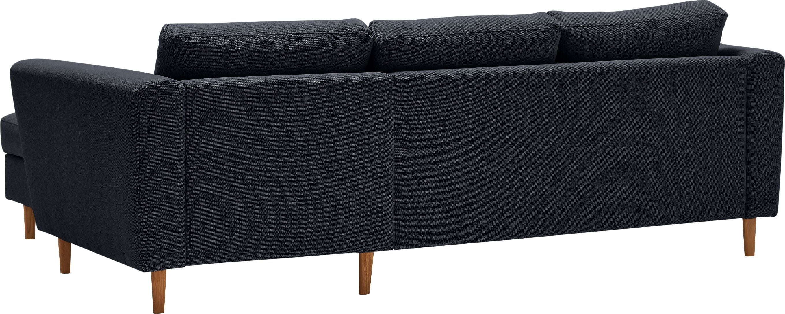 DIENER Ecksofa - Dunkelgrau / B: 235.0 cm x T: 156.0 cm x H: 81.0 cm