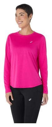 Maillot manches longues Asics Core Run Rose Femme