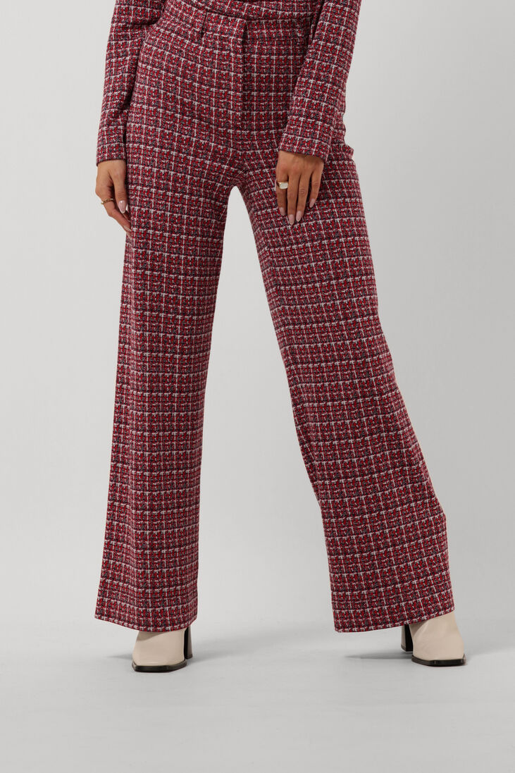 VANILIA rode vanilia pantalon tartan tweed tube