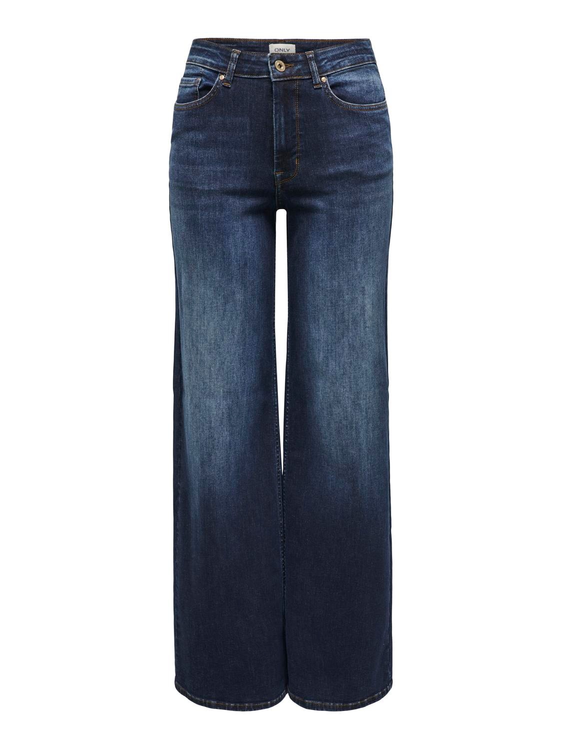 ONLY 5-Pocket-Jeans »ONLMADISON – Weite Jeans mit hoher Taille und 5-Pocket-Design«, weit, modisch, Denim, Baumwollmischung