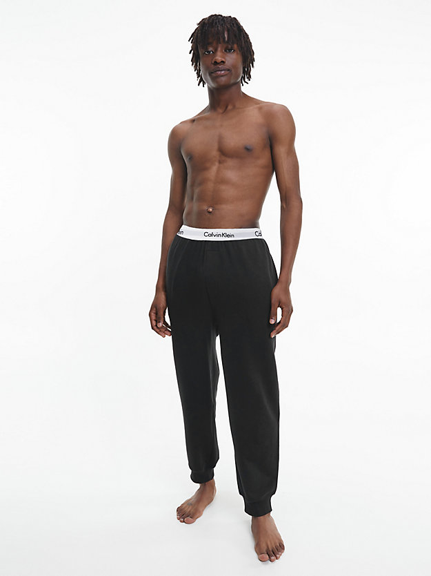 Calça de moletom para relaxar - Algodão felpudo moderno