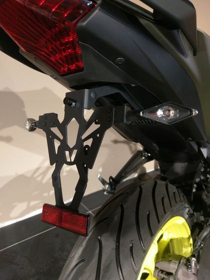 Support de plaque Bihr noir