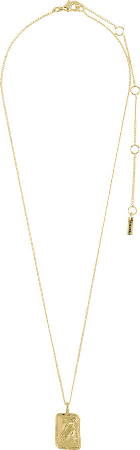 Pilgrim PISCES recycled Zodiac Sign necklace, gold-plated Guld