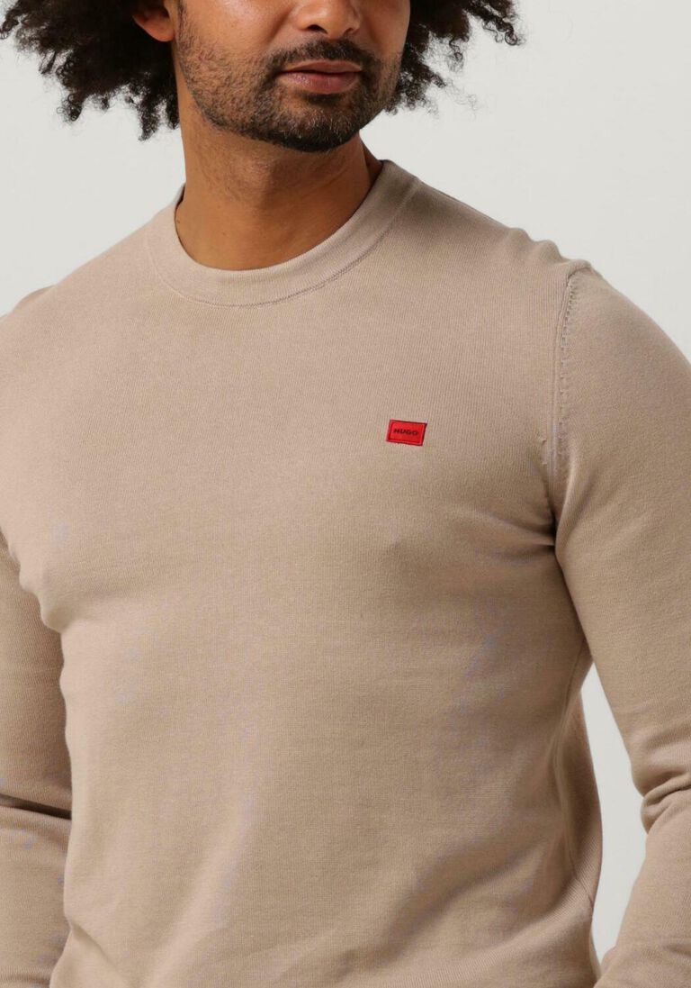 HUGO beige hugo trui san cassius-c1