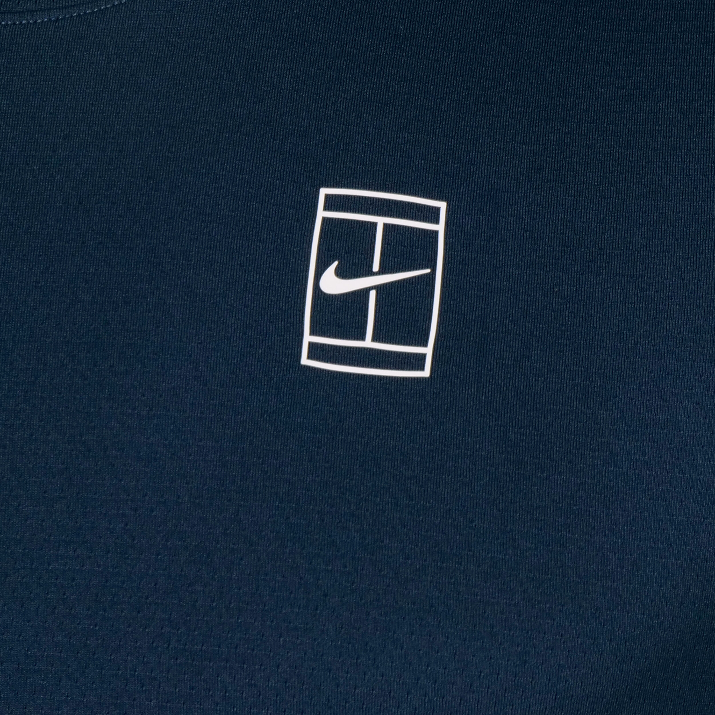 Nike Court Dri-Fit Advantage T-shirt Hommes - Bleu Foncé , Blanc