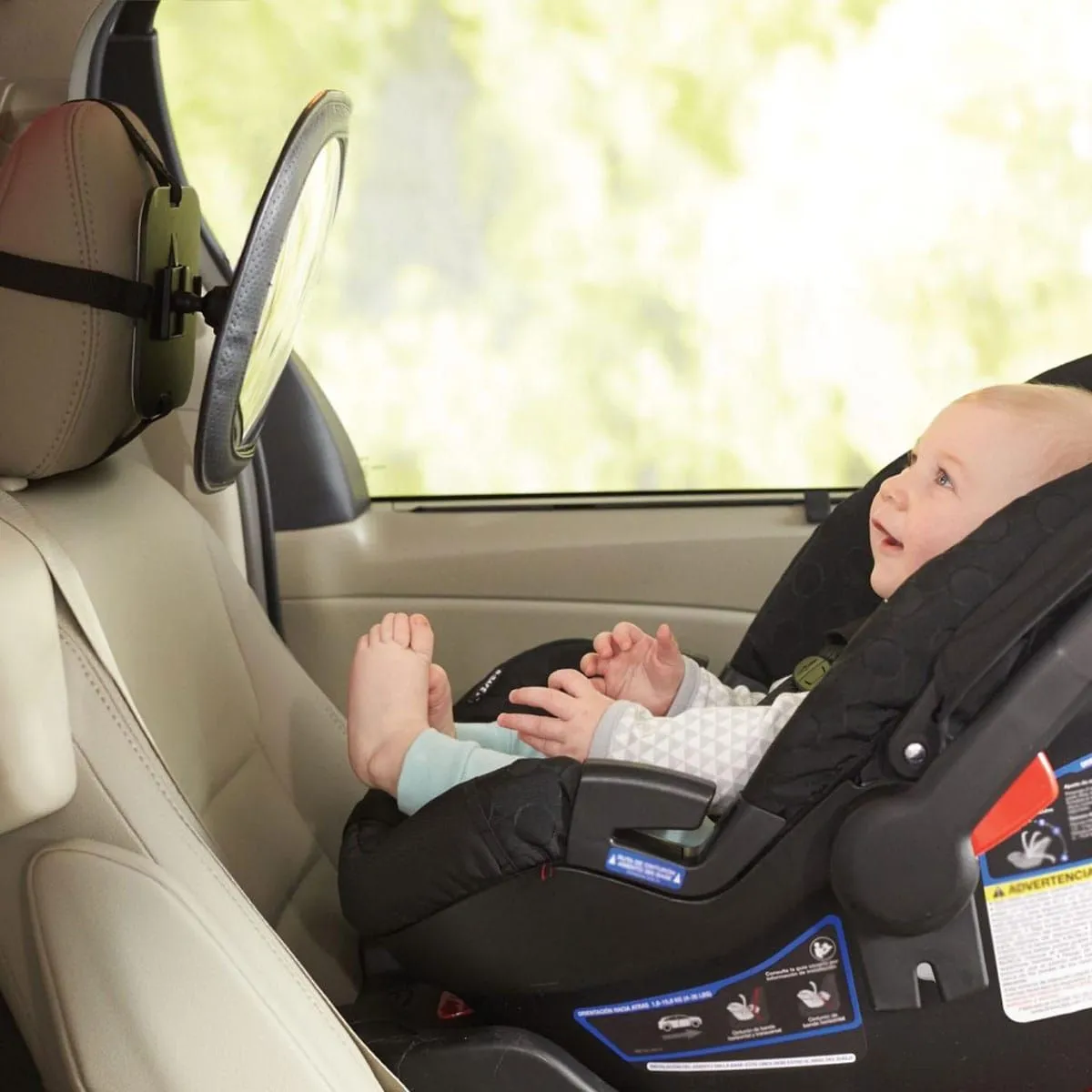 Skip Hop Miroir Voiture Driven - Noir
