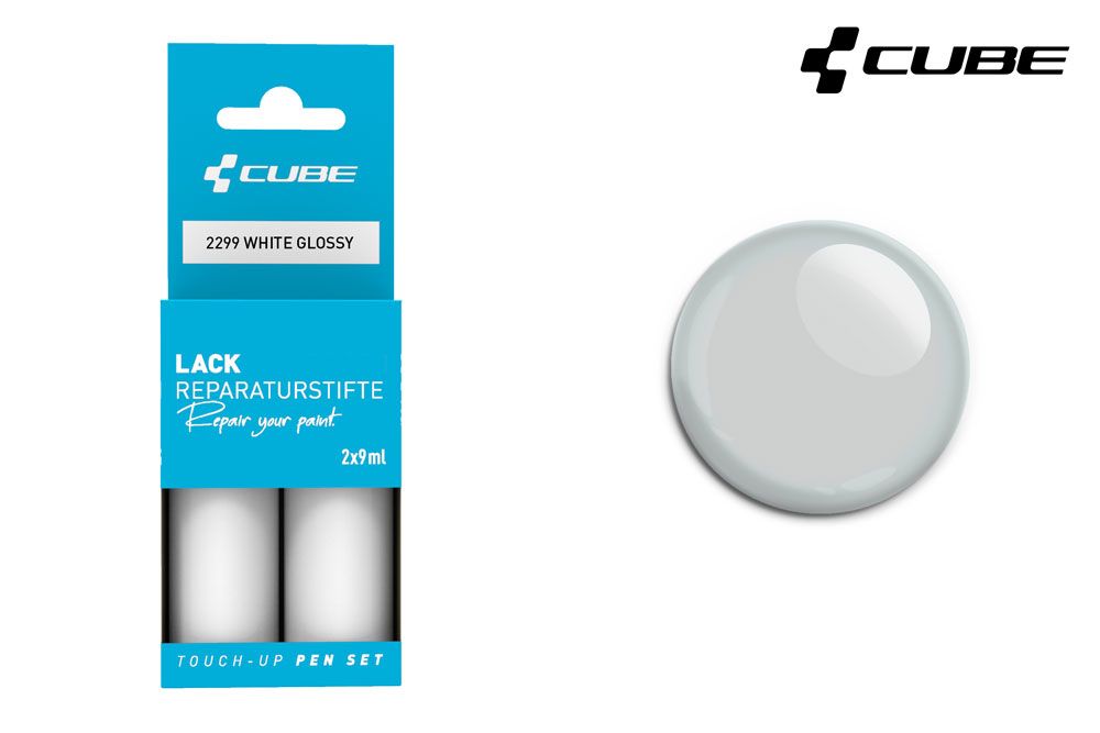 Cube Lackreparaturstift Set WHTE glossy kaufen | Bike-Discount
