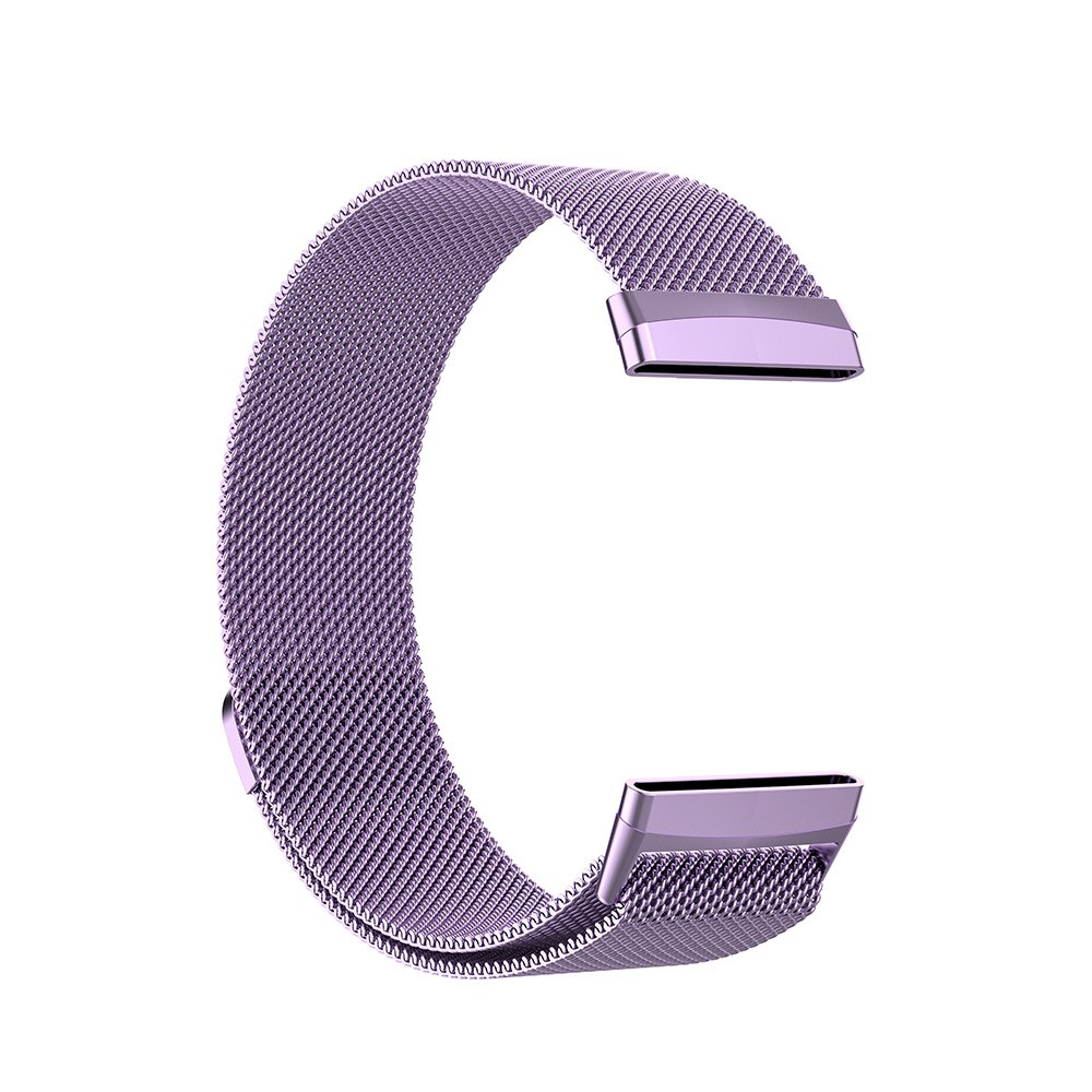 Fitbit Versa 3 / Sense Edelstahl Armband Milanaise Magnetverschluss (Gelenkumfang: 160-250mm) - Lila