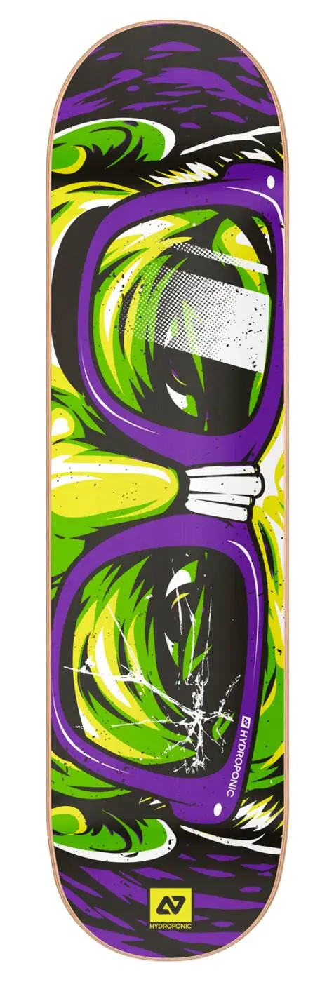Hydroponic Glasses Skateboard Deck | SkatePro