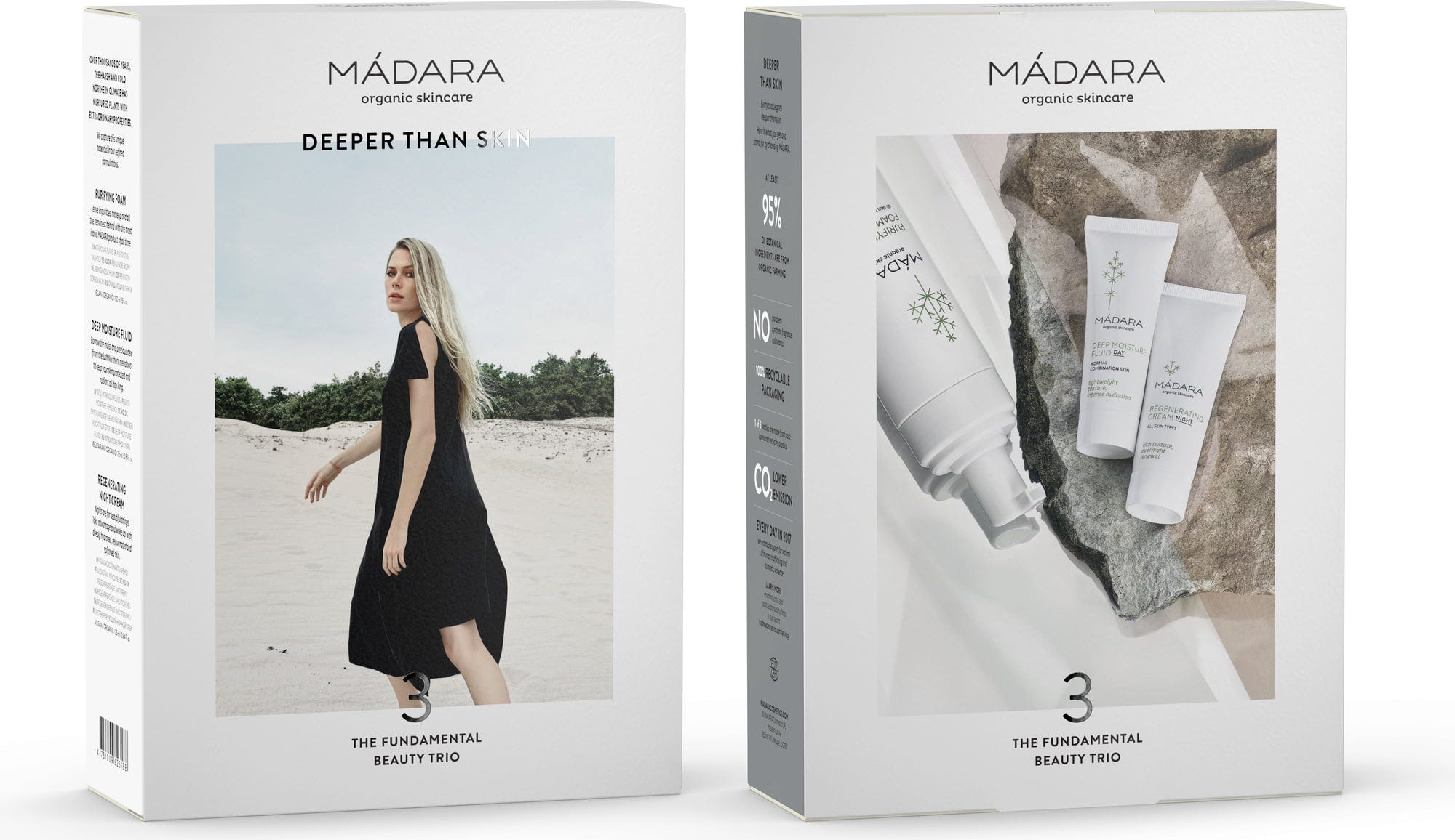 MÁDARA Organic Skincare  Become Organic The Fundamental Beauty Trio Set