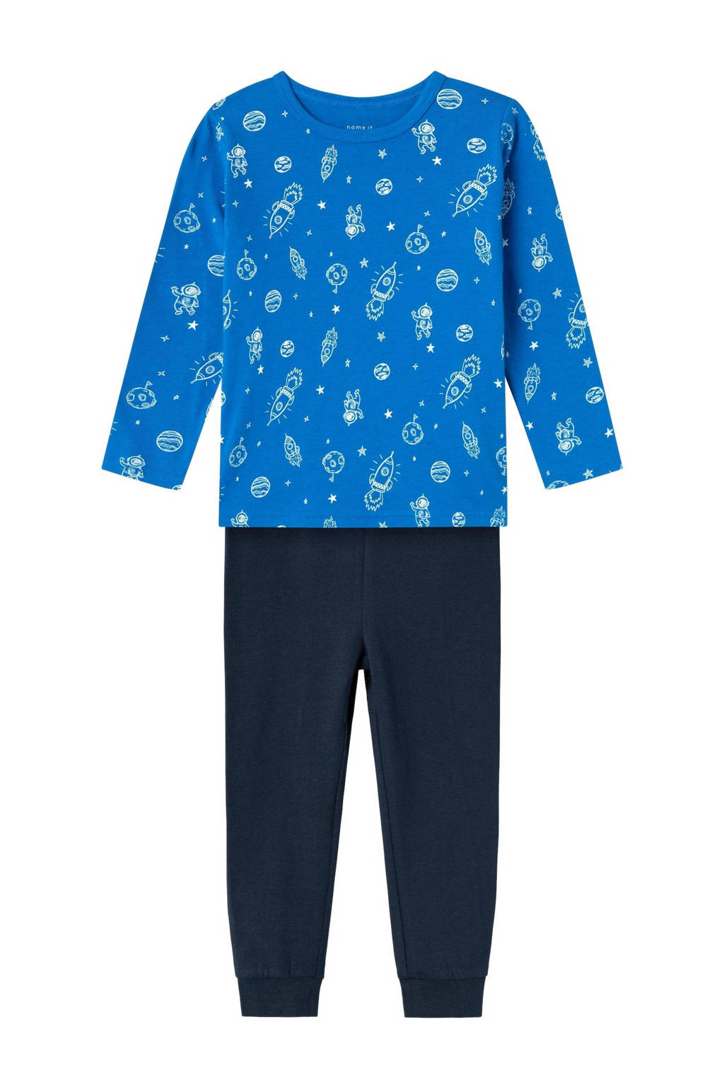 NAME IT pyjama NMMNIGHTSET donkerblauw/blauw