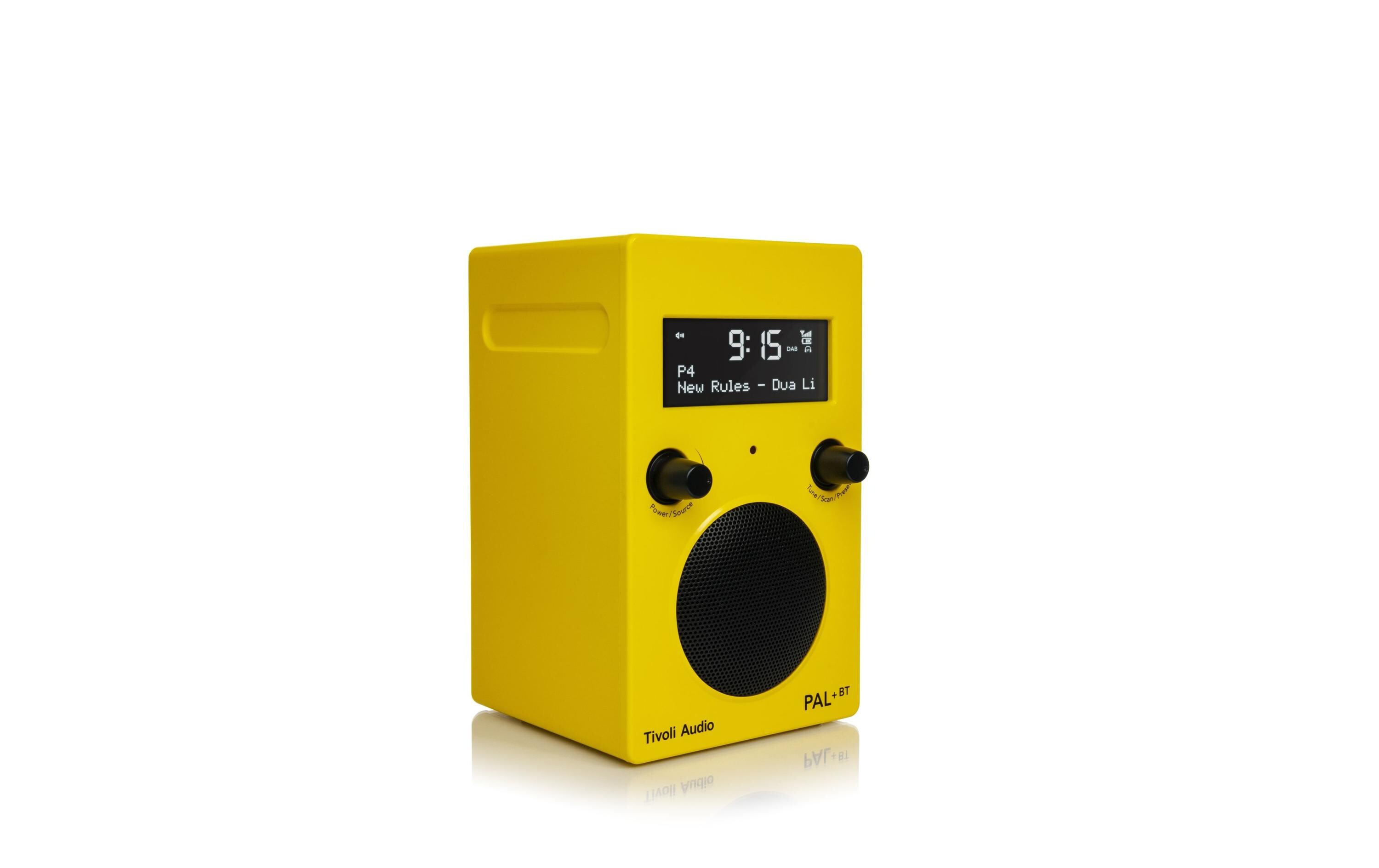 DAB+ Radio PAL+ BT Gelb<br>Kompakter Radio in ausgefallenen Farben