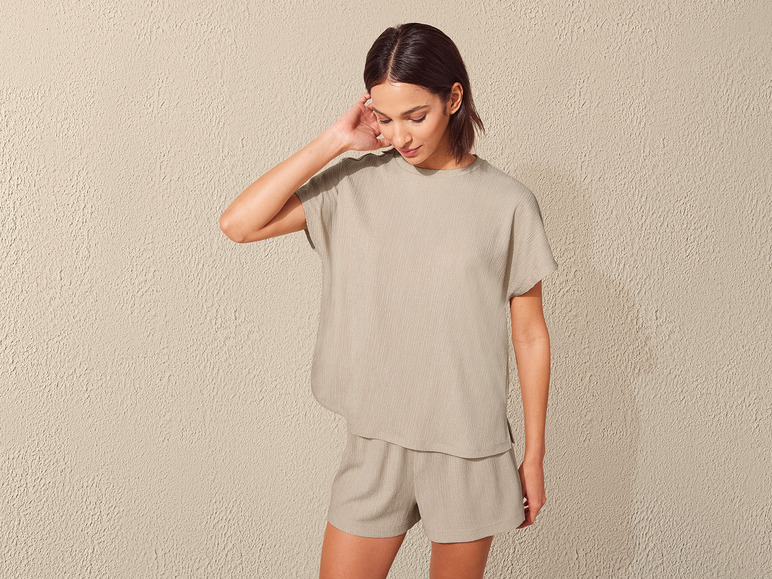 Shirt met modieuze crinkle-structuur