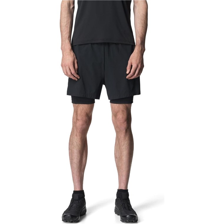Houdini M's Pace Trail Shorts True Black