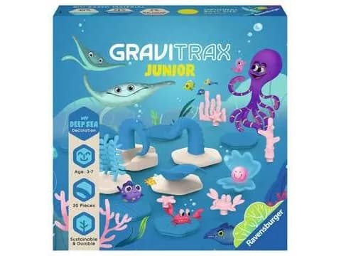 Ravensburger GraviTrax Junior Extension Ocean, Lekemarmorløp, 3 år