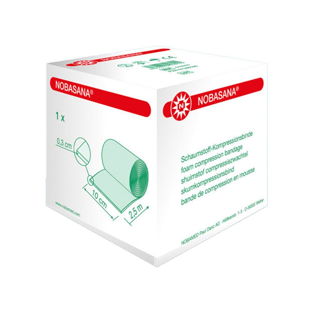 Nobasana® Schaumstoffbinde 10 cm x 2,5 m
