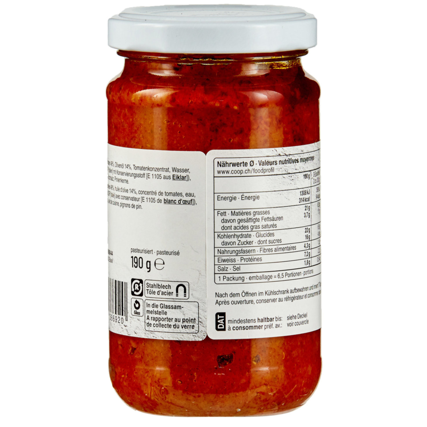 Prix Garantie Pesto Rosso