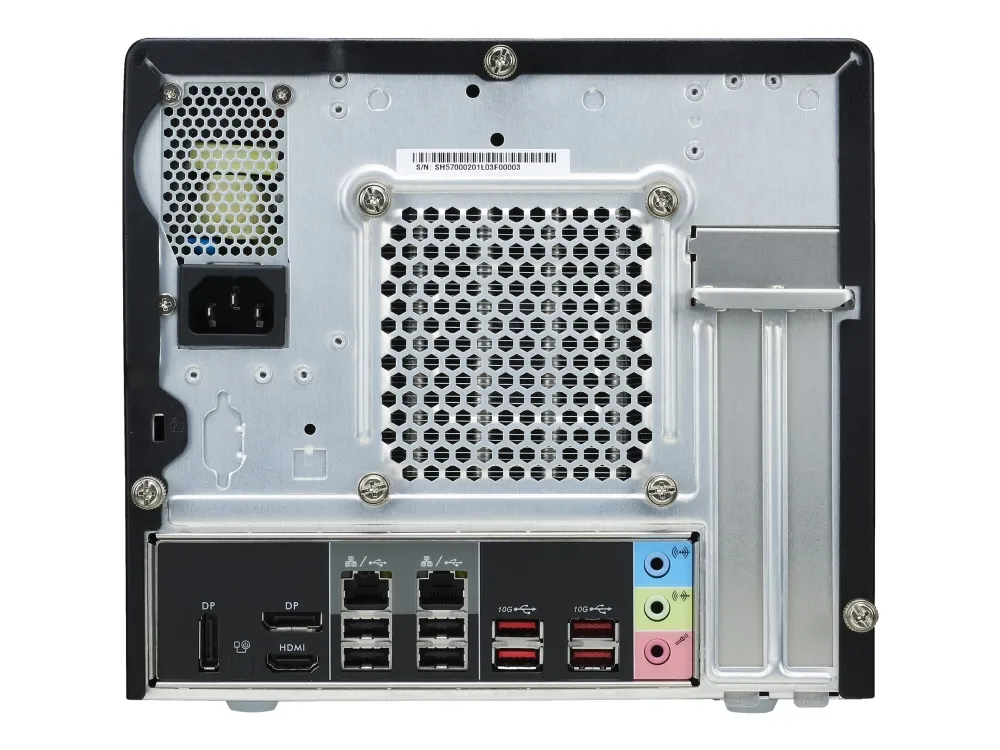 Shuttle XPC cube SH570R6 Plus - Barebone - mini PC LGA1200 sokkel - Intel H570 - uden CPU - RAM 0 GB - Gigabit Ethernet - sort
