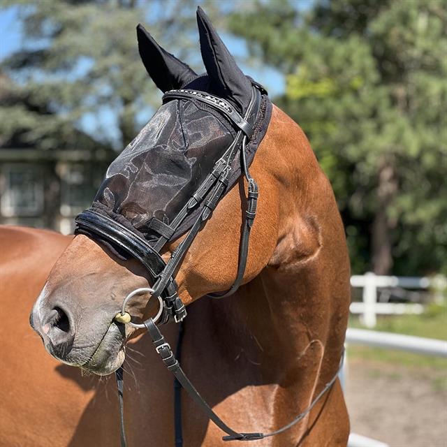 Vliegenmasker HORSEGEAR HGRide Zwart