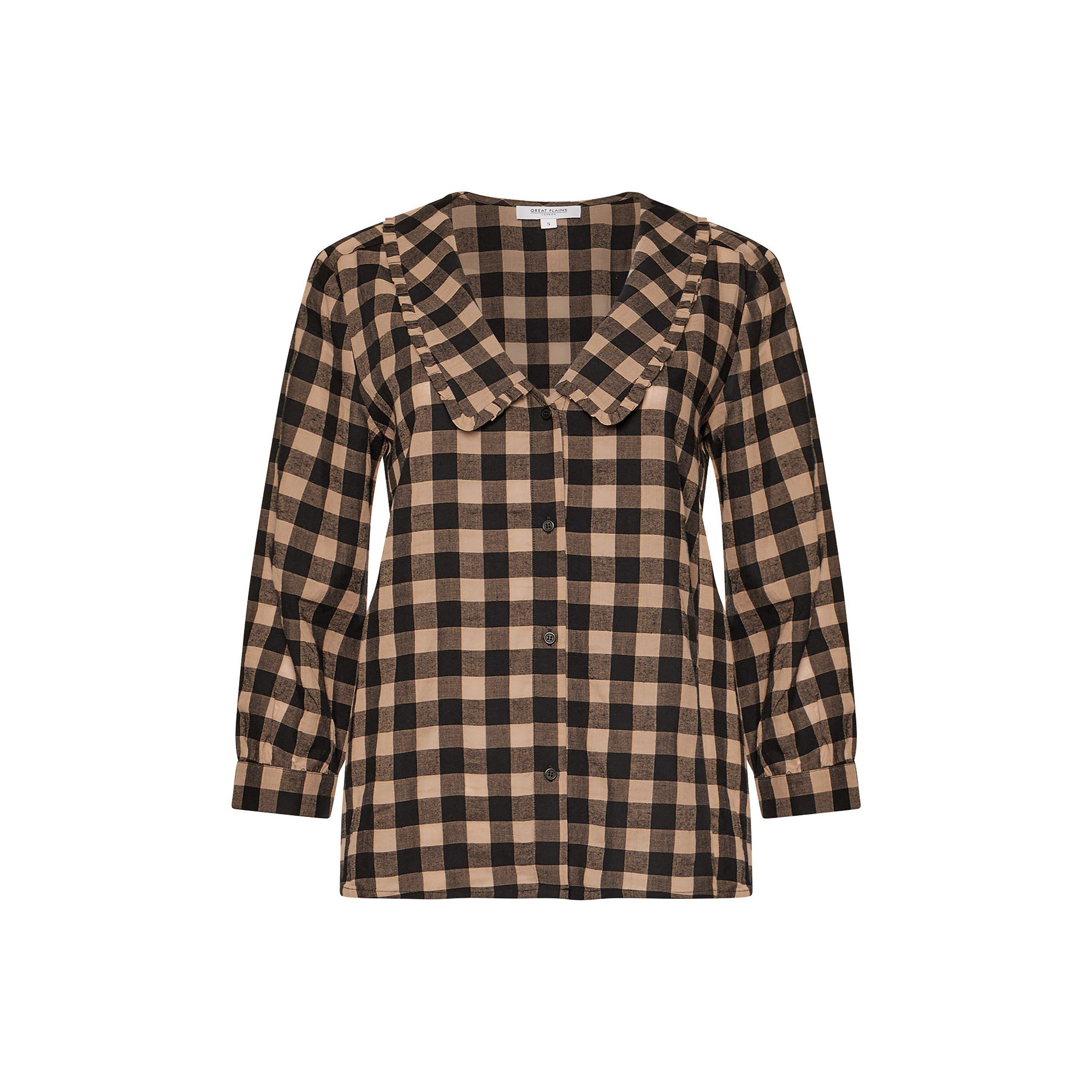 Great Plains # Great Ging LS Blouse Ld32