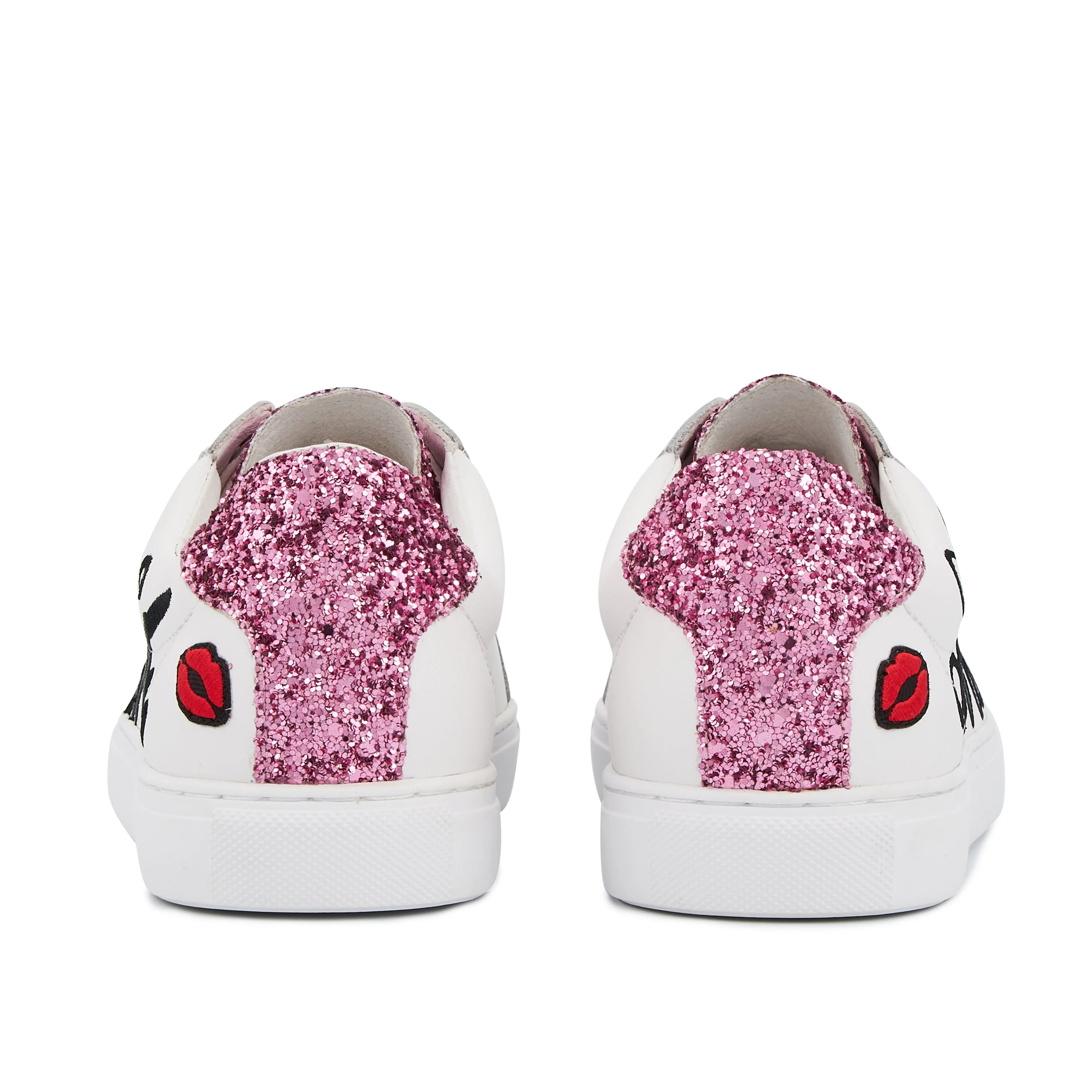 SIMONE LA VIE EN - Sneakers en cuir | Blanc