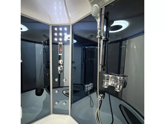 Baignoire-Douche hydromassage angle 150 x 150 cm – Aphrodite