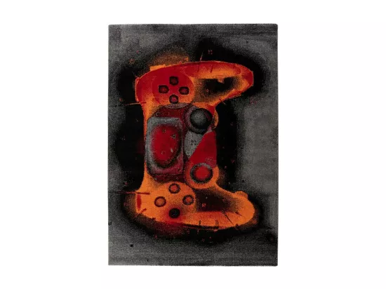 Tapis enfant et ado 150x80cm, design F304E coloris multicolore - Confort et élégance pour votre intérieur