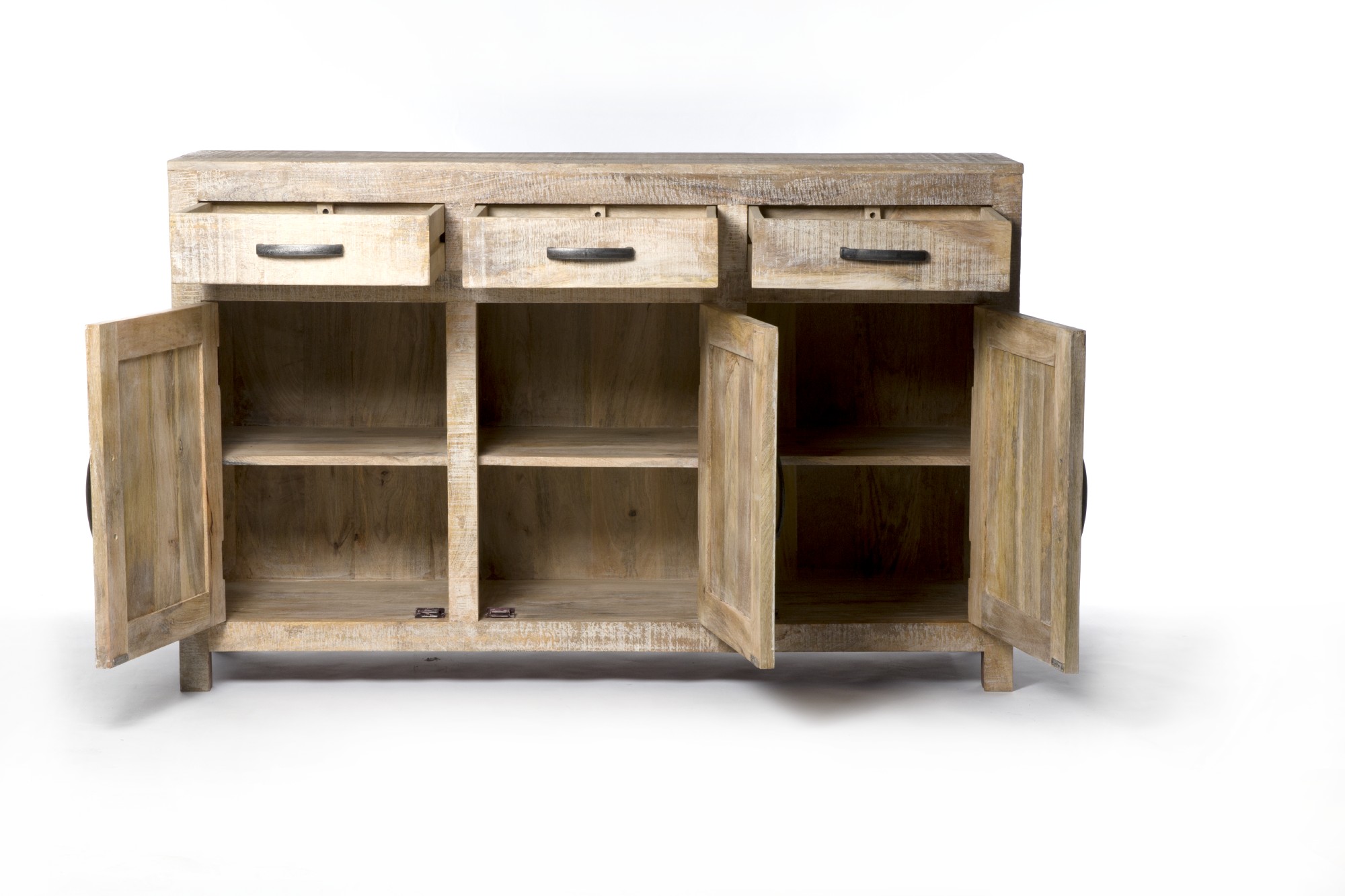 Sideboard 'Wackwolf', braun, L 40 cm, B 145 cm, H 90 cm von fischer's lagerhaus
