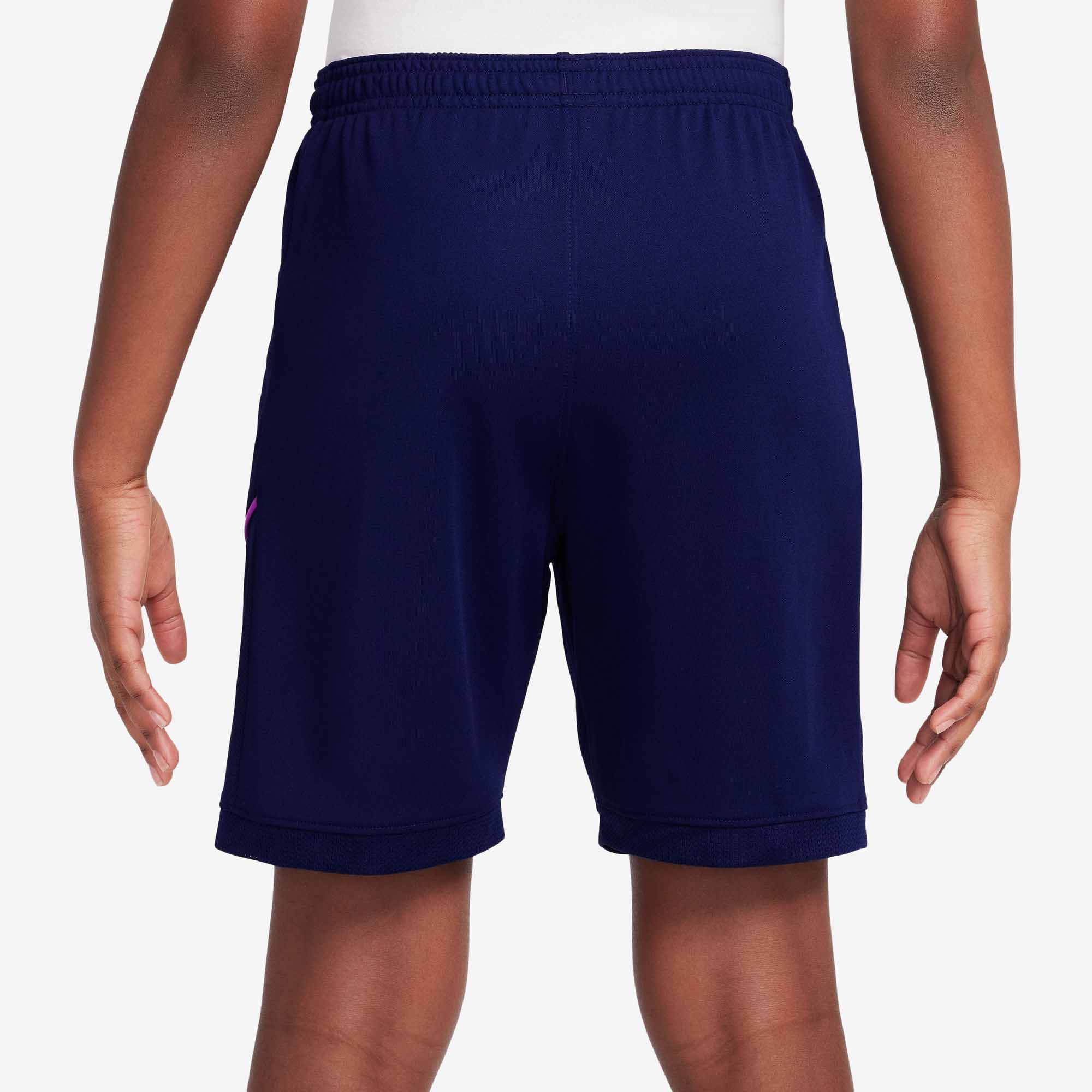Kylian Mbappé Academy Soccer Shorts Barn 492/Blue Void/Blue Void/Metallic Gold