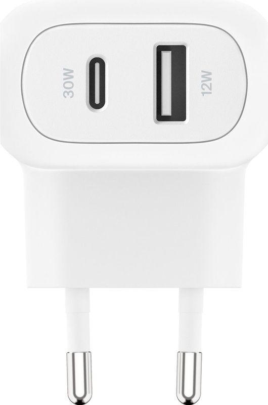 Belkin - Boost Charge - 42W Dual Port Wandlader - Wit - USB-C en USB-A