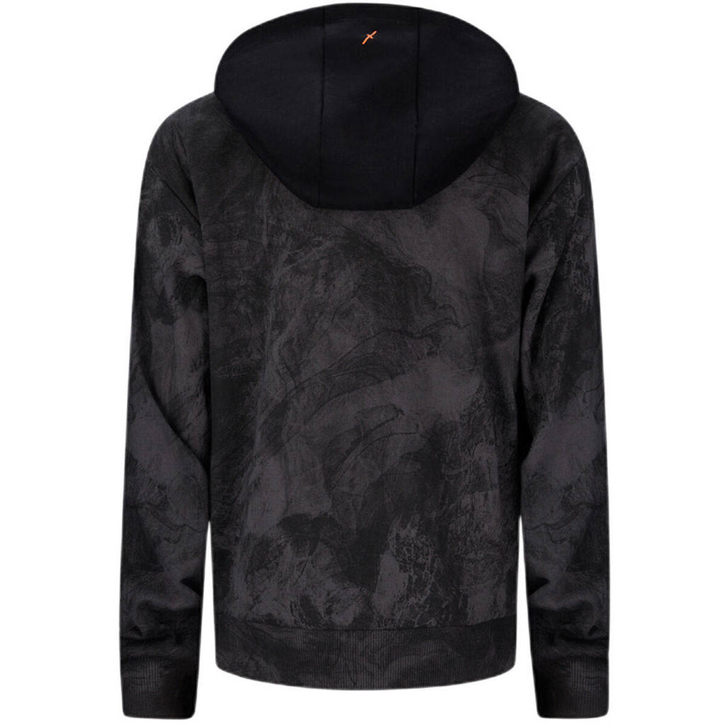 Retour Jeans sweater met all over print zwart