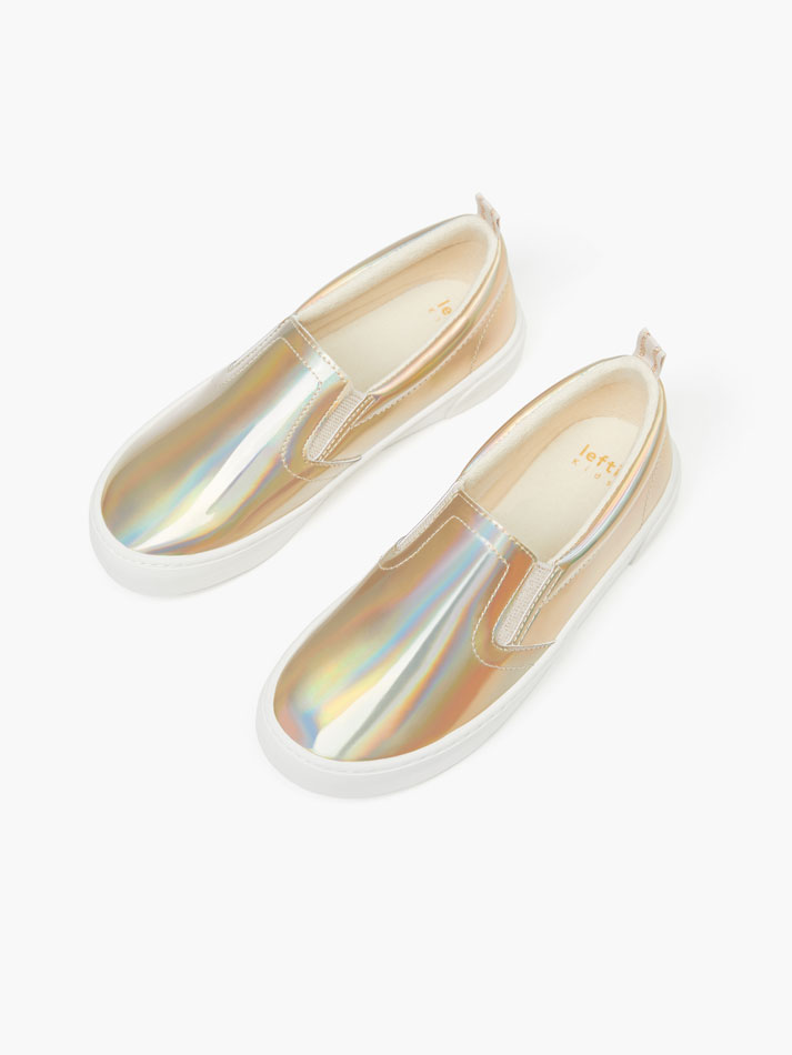 Chinelo iridescente - Dourado