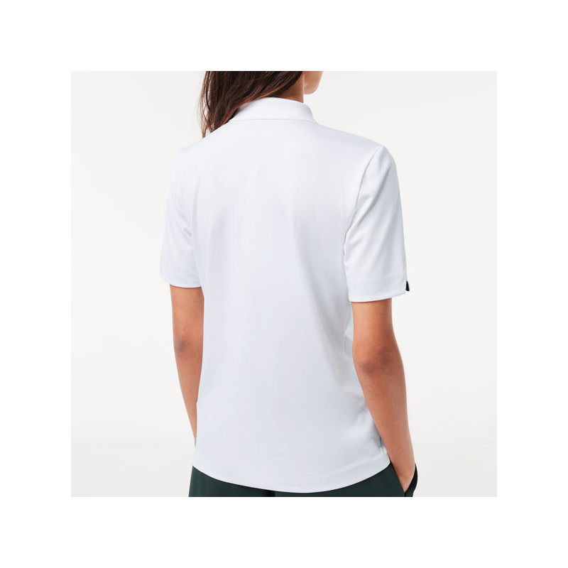 Polo tennis femme Lacoste Sleeved Ribbed