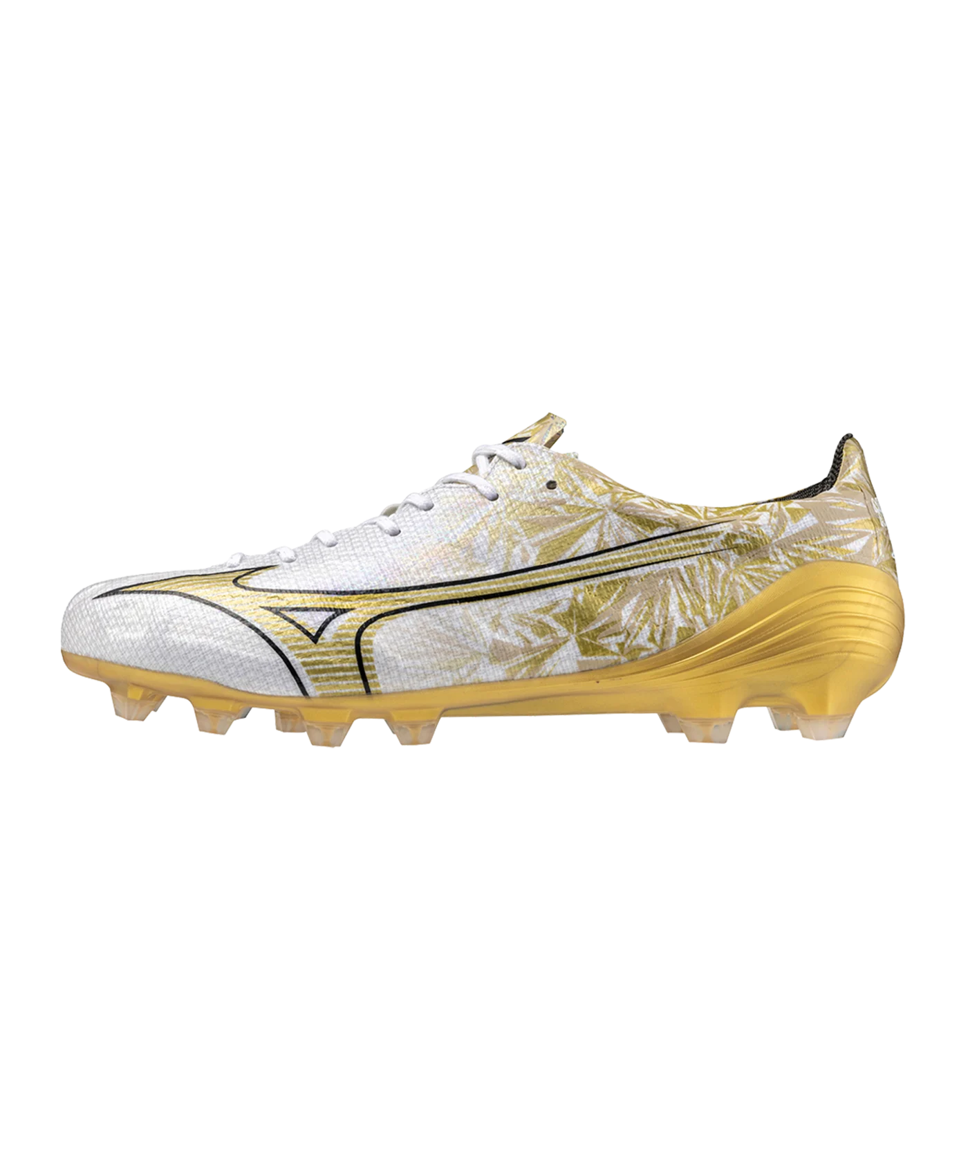 Mizuno Alpha Made in Japan FG Prism Gold Weiss Gold Schwarz F50